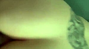 Big ass young slut rides neighbor's cock in cowgirl position.