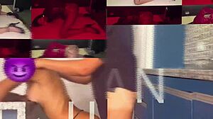 Watch cousin lick half-sisters in threesome!