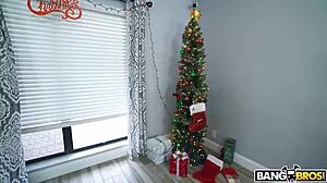 kylie quinn gets fucked in santa costume by boyfriend