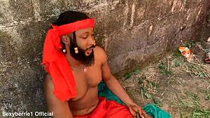 Slutty African Wife Bent Over For Doggy Fuck