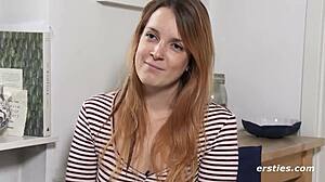 Sexy Babe Masturbates To Hot Scene On Ersties Site?