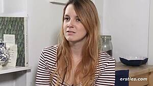 Sexy Babe Masturbates To Hot Scene On Ersties Site?