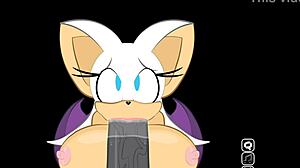 rouge just had to interrupt shadow's game to suck on that monster cock, and it's an extra secret scene.