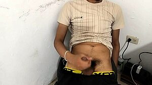 stepbrother jerking off shamelessly in roleplay domination