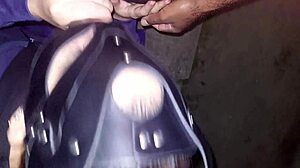 naughty brazilian flashes ass and takes dick outdoors