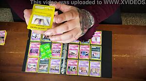 Missalinapaige shows off her trading cards in non-porn video
