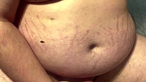 Pumping small dick to maximum in solo BDSM.