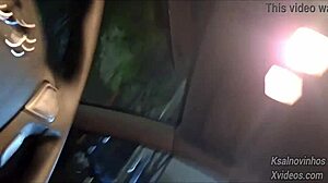 Risky Handjob For Hottie On Street In Public