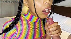 Petite Latina Loves Sucking And Ahegao Sex!