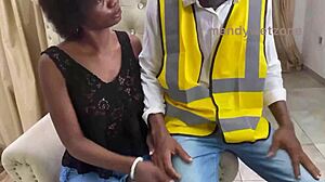 I was cashless, so I paid my dispatcher with kindness using my latina girlfriend and monster cock.