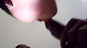 Cleveland White Girl Gags on My BBC While Husband Watches in Shock!