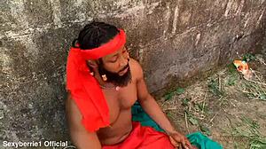 Slutty African Wife Bent Over For Doggy Fuck