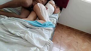 Fuck my horny stepdaughter without a condom live!