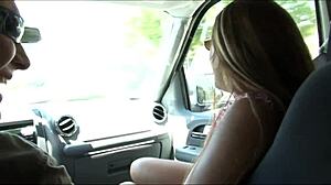 alisandra deals with her car trouble on the road with big tools