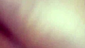 I watch this teen's creamy black pussy get pounded so hard, it's amazing