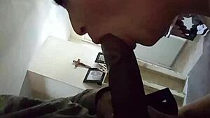 This Cleveland girl is having fun with my big black cock while her husband watches 😏