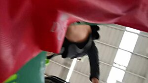 Mexican MILF Prostitute Gets Her Ass Hunted In Supermarket