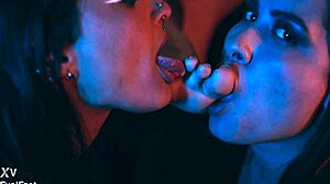 Damn, my feet get worshipped by the horniest sluts in wild femdom action!