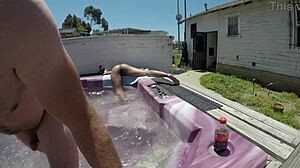 Dayanara Naked Hot Tub Left 3