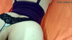 Exhibitionist maid gets fucked doggystyle and filled with cum!