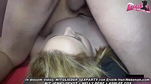 German Women Swallowing Cum at Wild Sex Party!