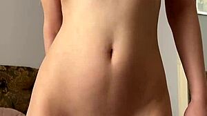 Homemade Teen Fingering and Dildo Play with Tight Pussy