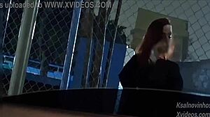 Risky Handjob For Hottie On Street In Public