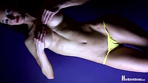 i'm molly the ultimate nude bodybuilder dancing with muscular belly