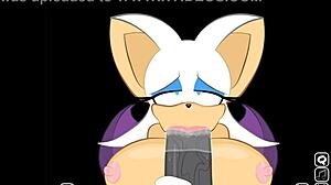 rouge just had to interrupt shadow's game to suck on that monster cock, and it's an extra secret scene.