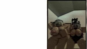 Military Girl Dances Seductively?