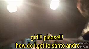 Risky Handjob For Hottie On Street In Public