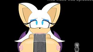 rouge just had to interrupt shadow's game to suck on that monster cock, and it's an extra secret scene.