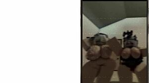 Military Girl Dances Seductively?