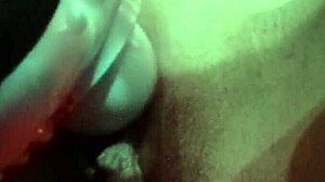 Massager Vibrates Shaved Pussy With Toys During Wet Masturbation!