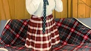 Busty Teacher Dominates With Strapon Dildo