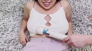 Curvy Big Tit Babe Forced to Squirt Hard