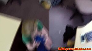 broke babe fucking pawnbroker for quick cash deal