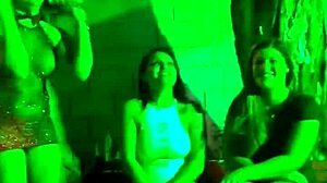 maid flashing and getting submissive at the cabaret party