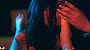 my feet worshipped by horny sluts in 3some