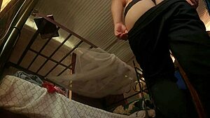 Hidden Footage of Sexy Prostitute Bathing