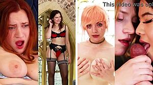 british college slut edged and teased by her teacher on desk