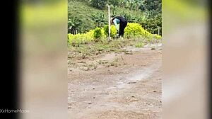 Young Colombian Babe Milks Cock For Cash