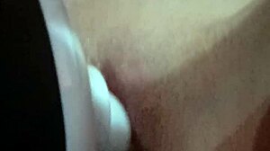 Massager Vibrates Shaved Pussy With Toys During Wet Masturbation!