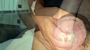 moaning loud with thick cum close-up in dirty italian talk