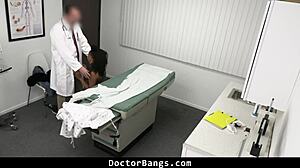 Doctor finds teen sexually active and requests a private favor - doctorbangs