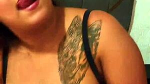 Intense fucking of latina with big tits and ass taking big cock