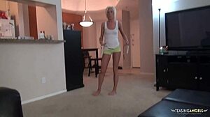 maia davis stripped slow to get him hard for a wild bang. her blonde curves took every thrust in a hot 3some.