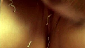 I watch Kaiya Lynn give deepthroat blowjob on monster cock