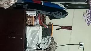 aunty with big tits acts like a slut in hidden place