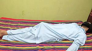 indian desi bhabhi gets her burning desire quenched by servant. his thick tool satisfies her in the dorm.